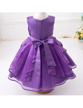 Diamonds Pearls Toddler Girls Kids Pageant Wedding Formal Princess Dress For 4Y-15Y