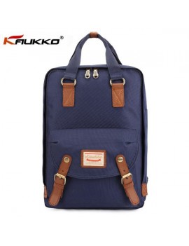 KAUKKO Men Nylon Casual Backpack Outdoor Computer Shoulders Bag Handbag
