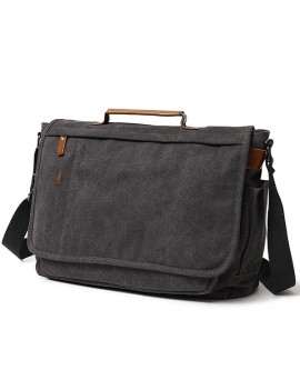 Large Capacity Vintage 16 Inch Laptop Bag Messenger Bag Crossbody Bag For Men