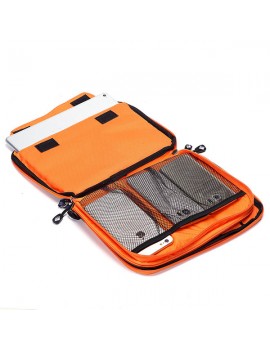 Casual Multifunctional Canvas Multi-pocket Ipad Store Bag Phone Bag Storage Bag