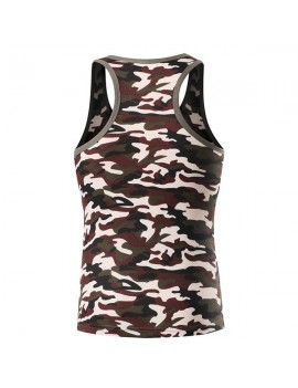 Mens Camouflage Sleeveless Skinny Fit Vest Casual Sport Tank Tops