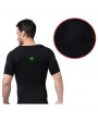 Body Shaper Fitness Abdomen Tummy Slim Sport High Elastic V-Neck T-shirt for Men