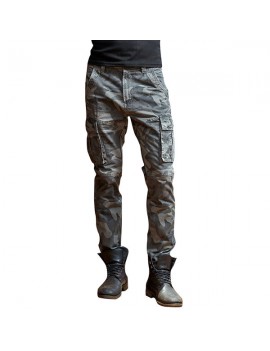 Mens Outdoor Camouflage Multi Pockets Casual Cotton Cargo Pants Military Tactical Pants